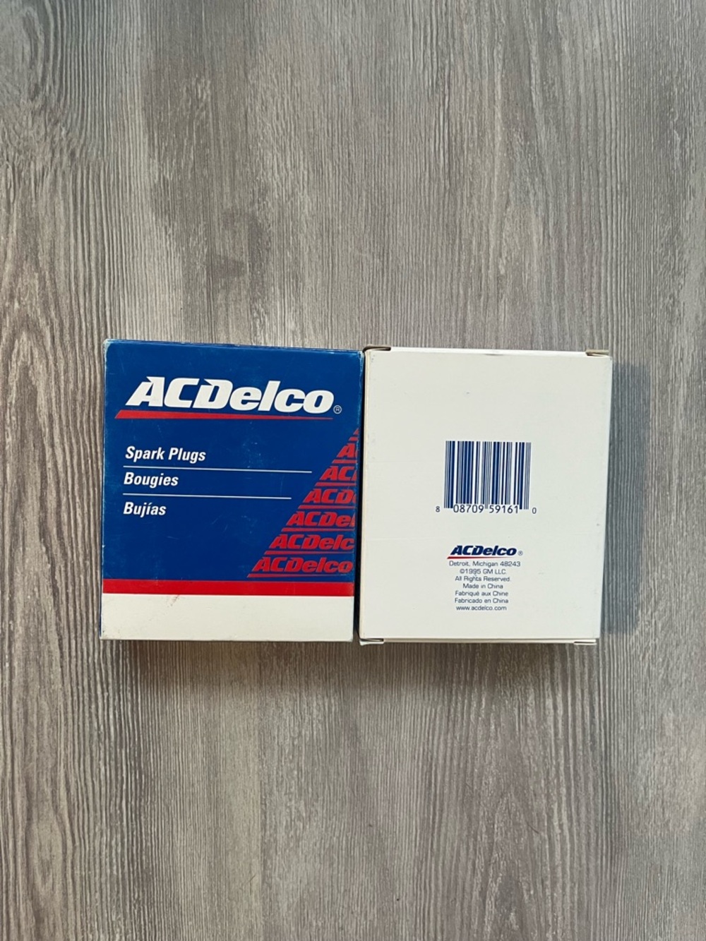 NIB - 2 boxes of AC Delco Spark Plugs
